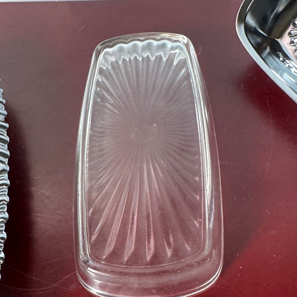 Vintage Irvinware Stainless Steel Butter Dish W/Glass Liner 1/4 Lb *Made In USA* - Picture 9 of 14